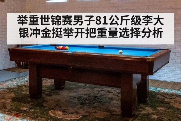举重世锦赛男子81公斤级李大银冲金挺举开把重量选择分析
